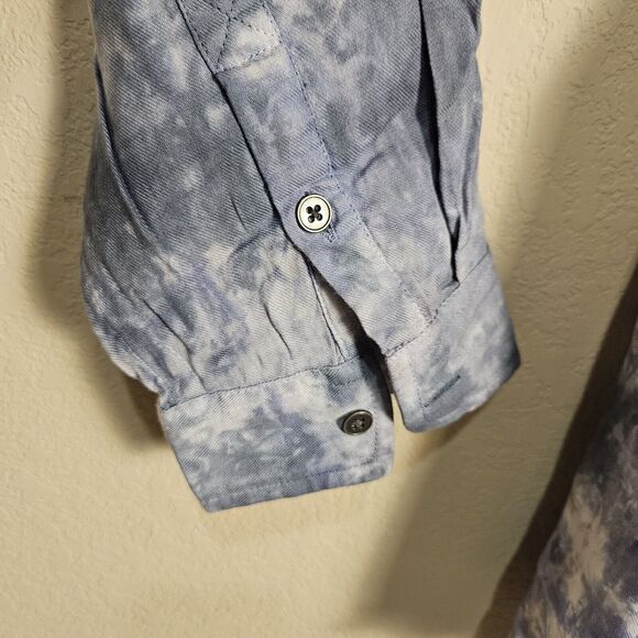 True Craft Tie Dye Blouse Plus Size 1X XL Hippie Beachy Cotton Relaxed Loose - Picture 11 of 15